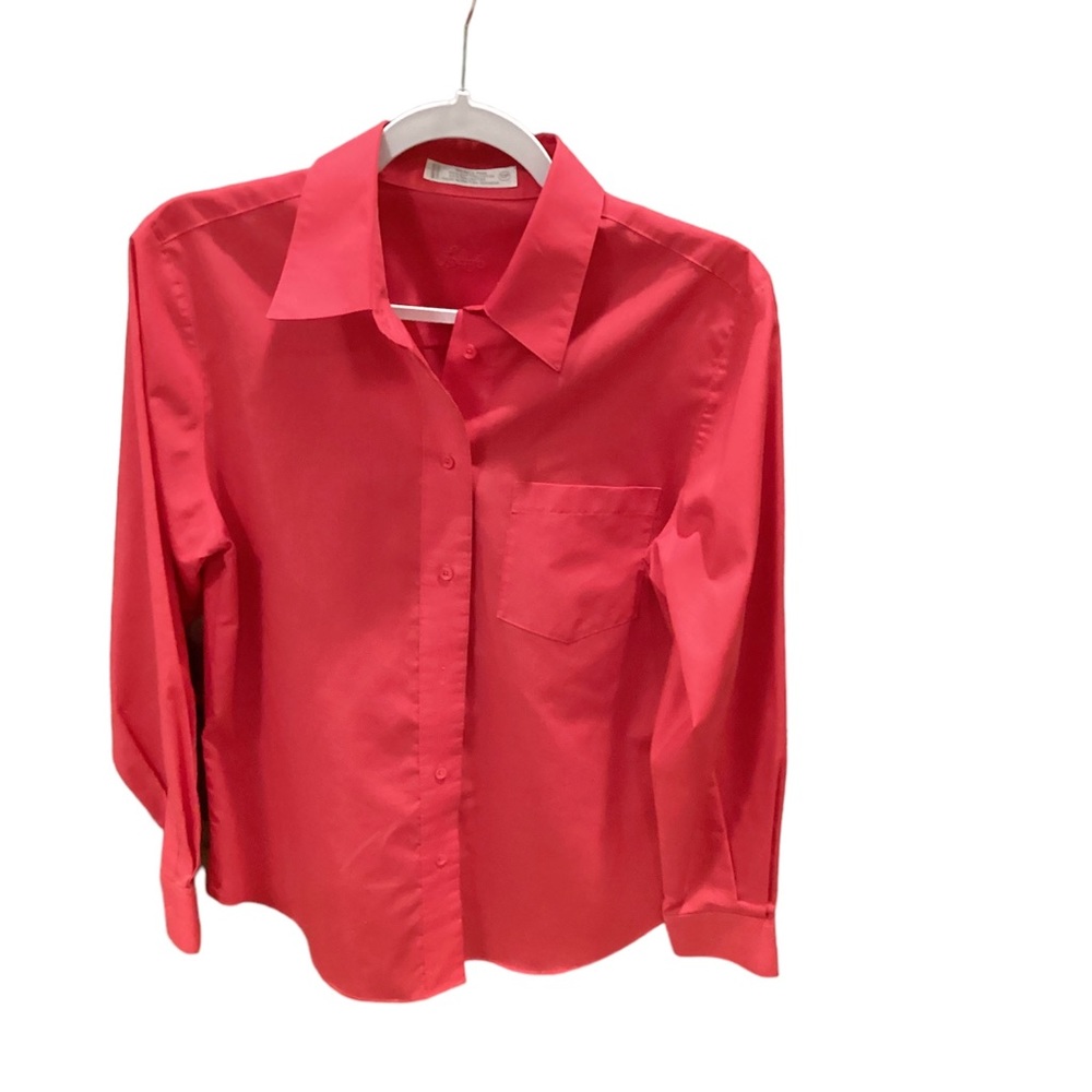 Foxcroft® Non-iron Classic Fit Solid Shirt Size 10 P